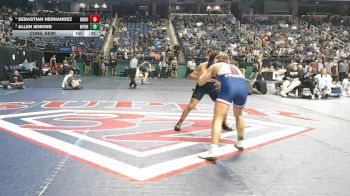7A 175 lbs Cons. Semi - Sebastian Hernandez, North Brunswick vs Allen Jenkins, Wake Forest