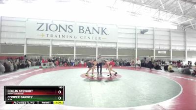 190 lbs Cons. Round 2 - Collin Stewart, Mountain Ridge vs Cooper Barney, Alta