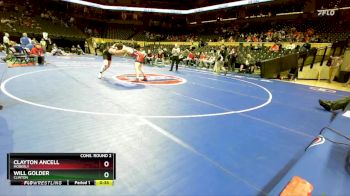 175 Class 2 lbs Cons. Round 2 - Will Golder, Clinton vs Clayton Ancell, Moberly