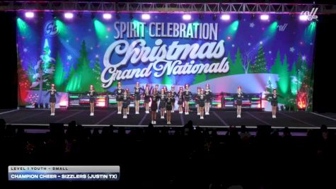 Champion Cheer - Sizzlers (Justin TX) [2025 L1 Youth - Small] 2025 Spirit Celebration Christmas Grand Nationals