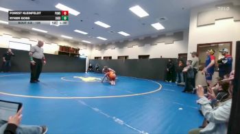 138 lbs Cons. Round 5 - Ryker Goss, Sheridan vs Forest Kleinfeldt, Powell