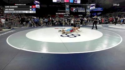144 lbs Champ. Rd Of 128 - Luke Sanborn, MN vs Leo Runez, MA