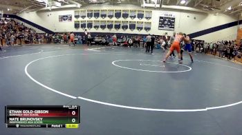 190 lbs Cons. Round 2 - Ethan Gold-Gibson, Normandy High School vs Nate Brunovsky, Independence High School