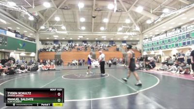 132 lbs 3rd Place Match - Tyden Schultz, Spanish Springs vs Manuel Saldate, Slam Academy