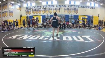 285 lbs Placement (16 Team) - Tim Gray, Alpha Dogs vs Joseph Schulze, The Outsiders
