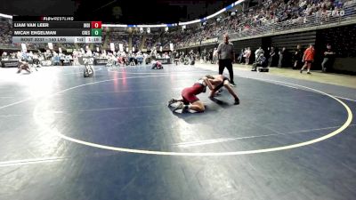 140 lbs Round Of 32 - Micah Engelman, Crestwood vs Liam Van Leer, Indiana