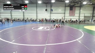 88 lbs Round 2 (10:30am Friday) - Mac Heysinger, Iowa Black vs Bowen Lefler, NCWAY National Team