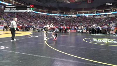 172 lbs First Round - Cash Morrell, Cochranton vs Rocco Reifer, Moshannon Valley