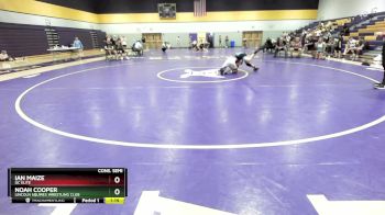 106 lbs Cons. Semi - Noah Cooper, Lincoln Squires Wrestling Club vs Ian Maize, DC Elite