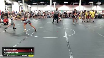 84 lbs Round 2 (6 Team) - Matthew Limmer, OMP vs Korbin Hamper, Warhawks Wrestling