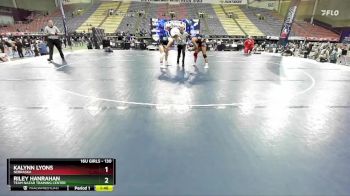 130 lbs Semifinal - Riley Hanrahan, Team Nazar Training Center vs Kalynn Lyons, Nebraska