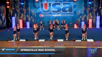 Springville High School [2019 Large Varsity Show Cheer Intermediate (17-20) Day 1] 2019 USA Spirit Nationals