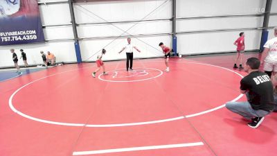 90 lbs Rr Rnd 2 - Dominic Baldino, Elite NJ MS Black vs Colton Aberegg, Ohio Valley Forge