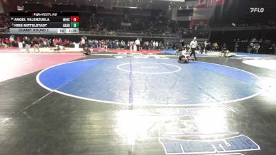 175 lbs Champ. Round 2 - Kris Mittelstadt, Amador vs Angel Valenzuela, Merced