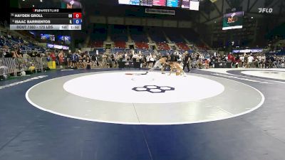 175 lbs Champ. Rd Of 32 - Hayden Groll, OH vs Isaac Barrientos, IL