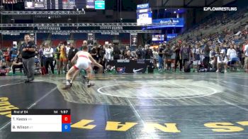 106 lbs Rnd Of 64 - Tryon Kaess, Washington vs Brannon Wilson, Utah