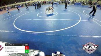 98 lbs Consi Of 16 #2 - Cooper Jackson, Prodigy Wrestling vs Randon Vermillion, Team Worx Altus