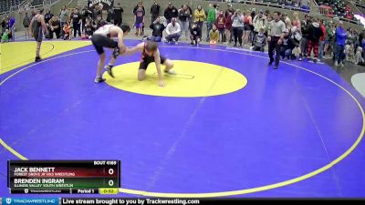 165 lbs Quarterfinal - Brenden Ingram, Illinois Valley Youth Wrestlin vs Jack Bennett, Forest Grove Jr Viks Wrestling