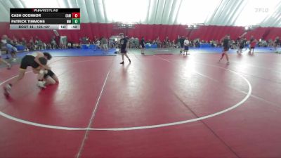 125-127 lbs Round 2 - Cash OConnor, Cameron vs Patrick Timmons, Waukee Warriors
