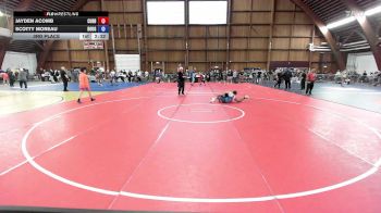 132A lbs 3rd Place - Jayden Acomb, Curby Training Center vs Scotty Moreau, Doughboy Wc/belmont Hill School