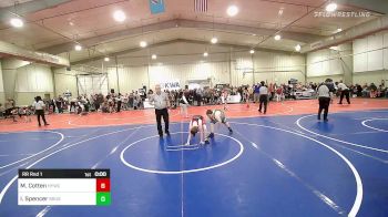 Rr Rnd 1 - Myles Cotten, Hilldale Youth Wrestling Club vs Ivan Spencer, Brushy Wrestling Club