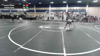102 lbs Consi Of 8 #1 - Darius Saremi, Southwest Stallions WC vs Thomas Starr, Gold Rush Wr Ac