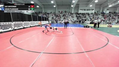 113 lbs Round Of 128 - Jax Opotzner, CT vs Aidan Flanagan, MA
