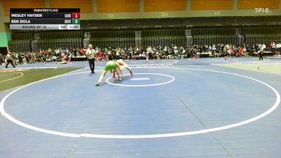 150 lbs Round Of 16 - Wesley Hayden, Los Gatos vs Ben Ziola, Omaha Skutt Catholic