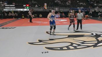 Cons. Round 2 - Kaden Ackley, Lincoln East vs Paco Cuevas, Norfolk