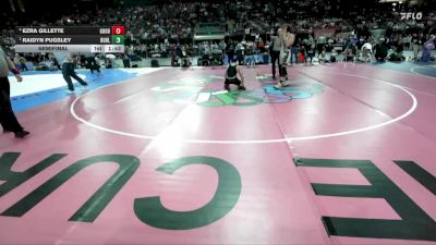 4A 150 lbs Semifinal - Raidyn Pugsley, Buhl vs Ezra Gillette, Gooding