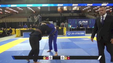 Fernanda Riccioppo C. Asenjo vs Claudina Ramos Caiado 2025 Pan Jiu Jitsu IBJJF Championship