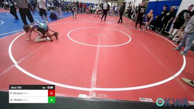 80 lbs Consi Of 8 #2 - Pete Shyers, Miami Takedown Club vs Asher Hobbs, Salina Wrestling Club