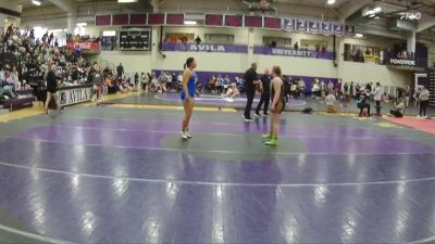 180 lbs Cons. Round 1 - Cana Whitney, Ottawa University vs Jordan Bread, Murray State
