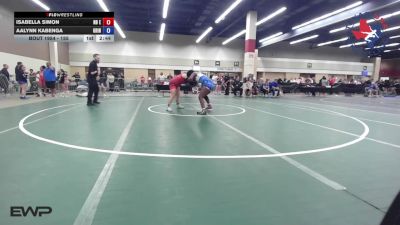 155 lbs Consi Of 8 #1 - Isabella Simon, NB Elite Wrestling Club vs Aalynn Kabenga, Grind House Wrestling Academy