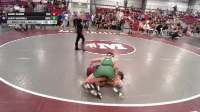148-151 lbs Round 5 - Alex Haskell, Moorcroft vs Zade Olsen, Torrington