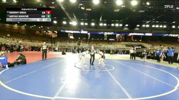 100 lbs Champ. Round 1 - Deziray Meza, Aquilla J. Morgan High School vs Aniyah Whayne, Osceola (Kissimmee)