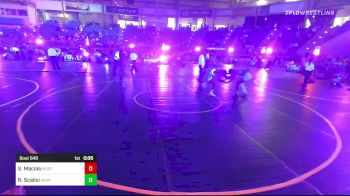 123 lbs Consi Of 4 - Sergio Macias, Mustang WC vs Race Scalici, Aggression