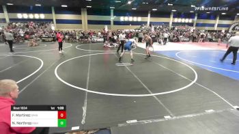 190 lbs Round Of 64 - Freddy Martinez, Spartans vs Nathaniel Northrop, Righetti