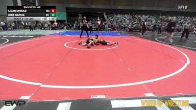 92 lbs Round Of 32 - Aidan Shirazi, New England Gold vs Luke Garcia, The Valley Wrestling Club