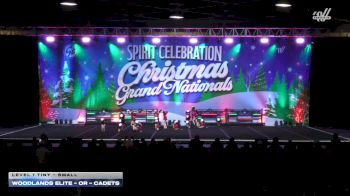 Woodlands Elite - OR - Cadets [2025 L1 Tiny - Small] 2025 Spirit Celebration Christmas Grand Nationals