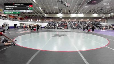 125 lbs Champ. Round 2 - RaQuan Carson, Missouri Valley vs Aiden Han, Indian Hill Community College