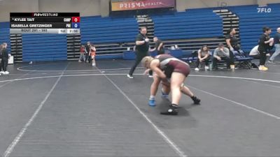 160 lbs Semifinal - Isabella Gretzinger, Presbyterian vs Kylee Tait, Campbellsville University