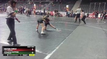 100 lbs Cons. Round 3 - Payton Thiele, Team Nebraska vs Mykayle Sutton, Team Kansas