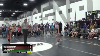 90 lbs Semis & 1st Wrestleback (8 Team) - Tyler Quarles, Elite Ath Club WE vs Loc Webber, Beast Mode