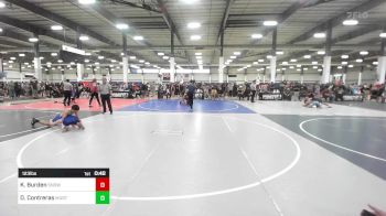 123 lbs Consi Of 4 - Krew Burden, Snowflake Lobos vs Dariel Contreras, Mustang WC