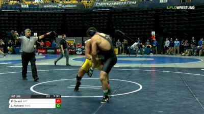 197 lbs Consi of 16 #1 - Paul Carson, Appalachian State vs Luke Farinaro, Duke