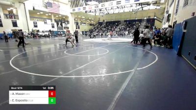 114 lbs Consi Of 4 - Anthony Mason, Southern Regional vs Charlie Esposito, St. Joseph Regional