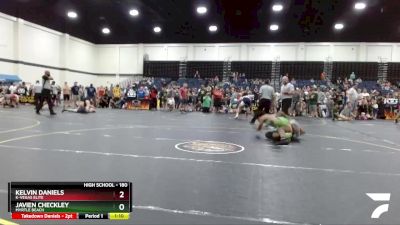 180 lbs Quarterfinal - Javien Checkley, Myrtle Beach vs Kelvin Daniels, K-Vegas Elite