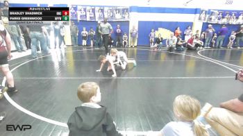 53-58 lbs Quarterfinal - Bradley Shadwick, Berryhill Wrestling Club vs Parks Greenwood, Mannford Pirate Youth Wrestling