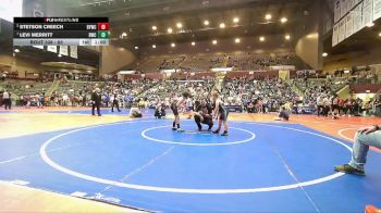 83 lbs Semifinal - Stetson Creech, Blazing Yetis Wrestling Club vs Levi Merritt, Bentonville Wrestling Club